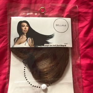 Never worn side swept bangs